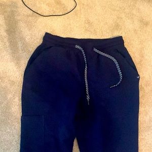 Jaanuu jogger scrub pants, navy blue. Small
